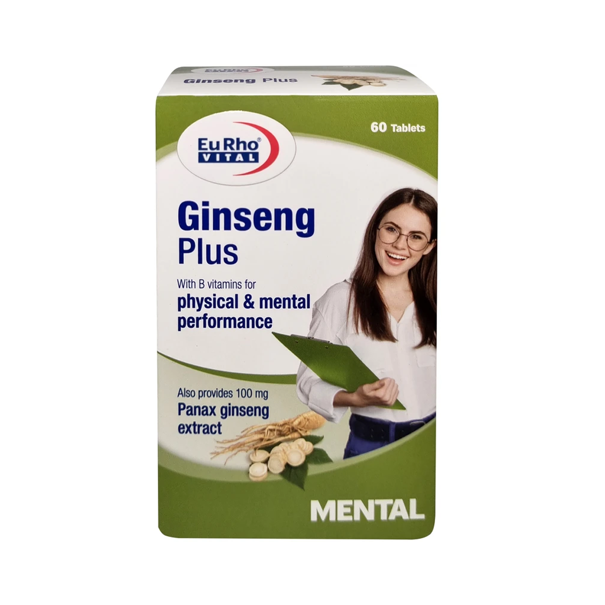 قرص جینسینگ پلاس یوروویتال بسته 60 عددی قرص جینسینگ پلاس یوروویتال بسته 60 عددی