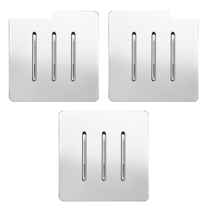 کلید سه پل صنایع آسیا الکتریک مدل 1002 بسته 3 عددی