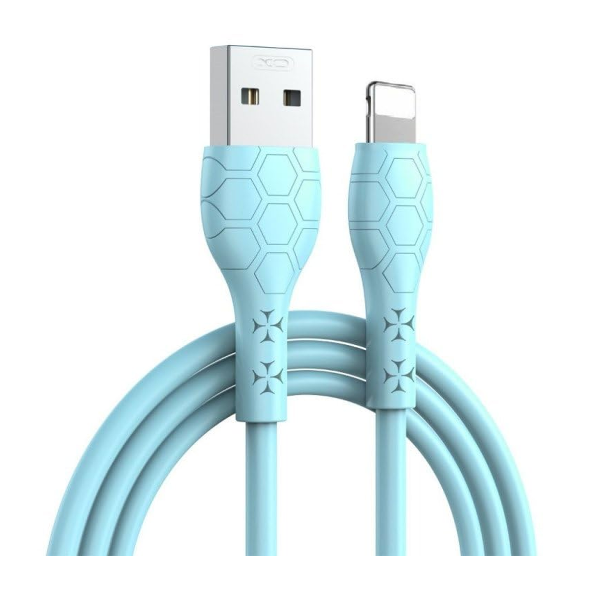کابل لایتنینگ ایکس او مدل XO NB240 طول 1 متر-آبی