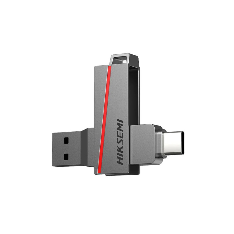 فلش مموری هایک سمی مدل DUAL SLIM E307C ظرفیت 256 گیگابایت با رابط USB 3.2
