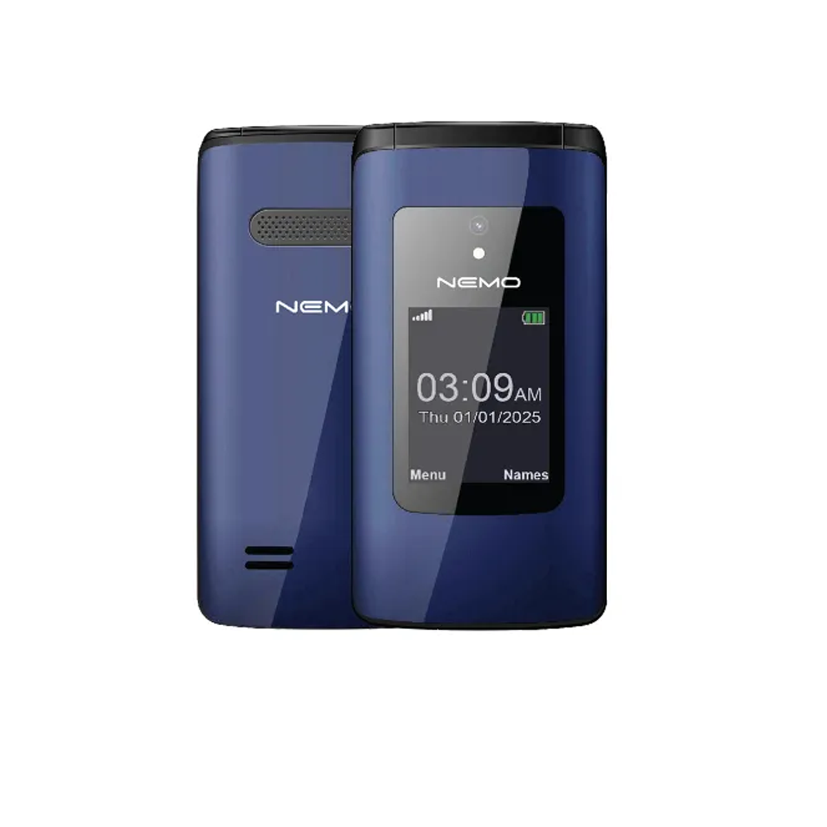 گوشی موبایل نمو مدل E211 دو سیم کارت ظرفیت 32 مگابایت رم 24 مگابایت-سرمه ای
