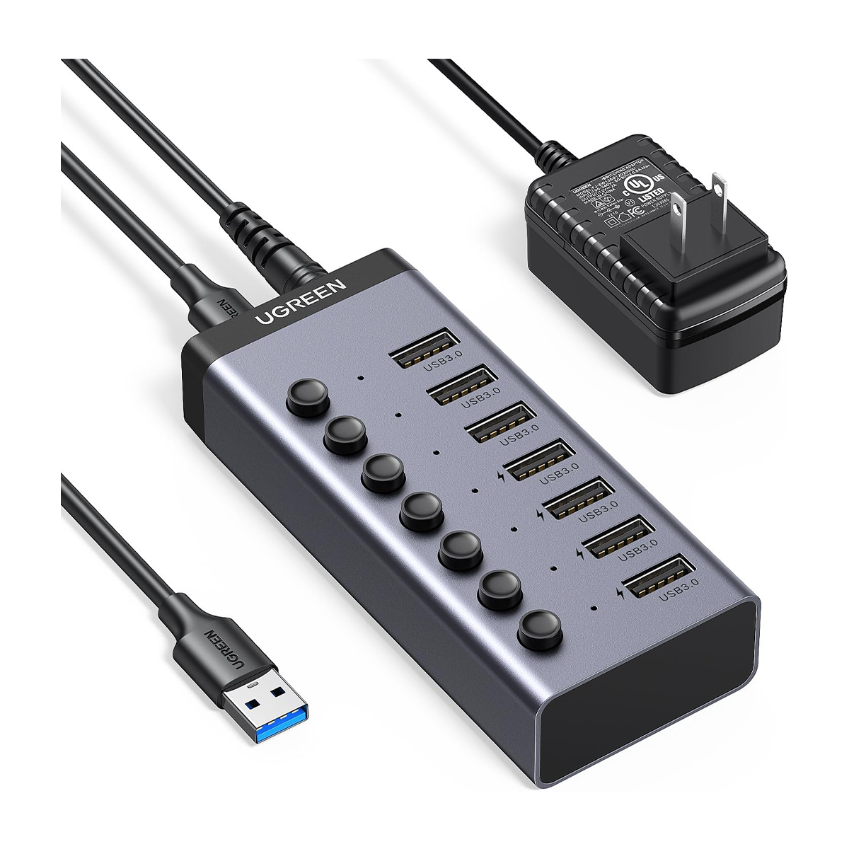 هاب USB یوگرین 7 پورت مدل CM481 30778 