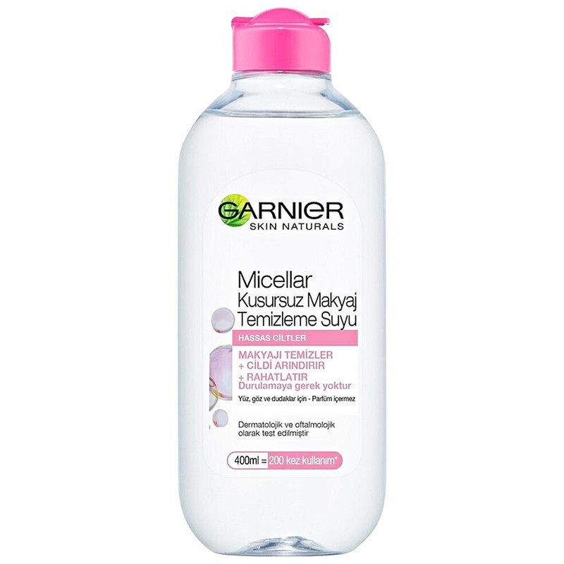 محلول پاک کننده آرایش صورت گارنیه مدل Skin Naturals حجم 400 میلی لیتر محلول پاک کننده آرایش صورت گارنیه مدل Skin Naturals حجم 400 میلی لیتر