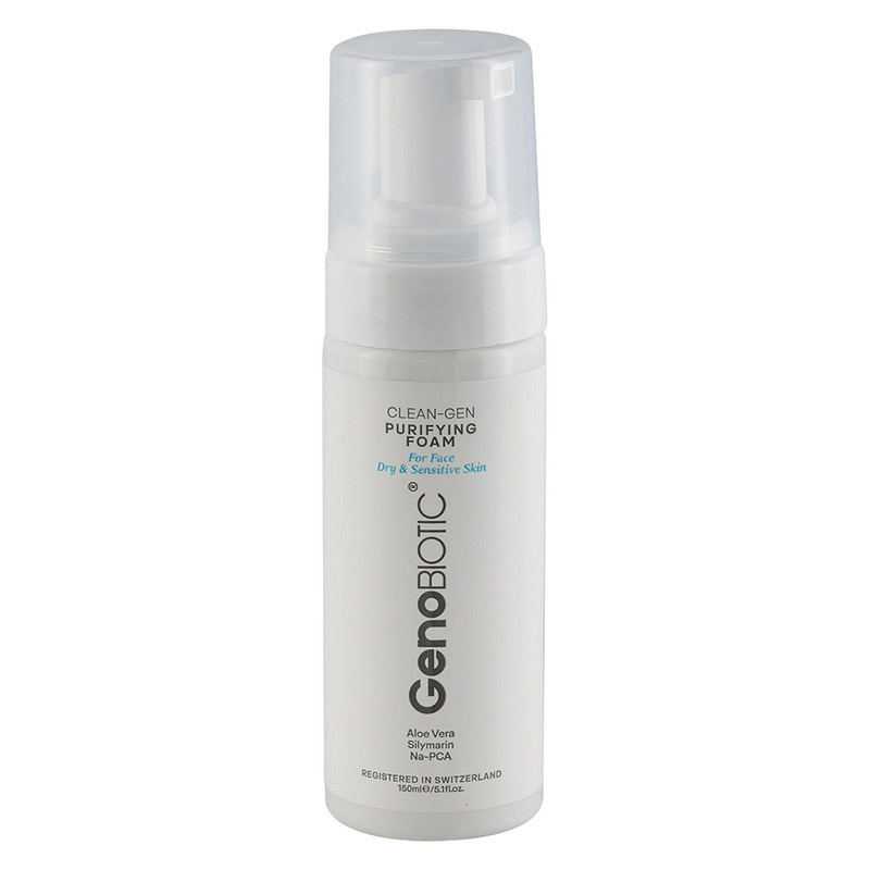 فوم شستشوی صورت ژنوبایوتیک مدل CLEAN GEN مناسب پوست خشک و حساس حجم 150 میلی لیتر فوم شستشوی صورت ژنوبایوتیک مدل CLEAN GEN مناسب پوست خشک و حساس حجم 150 میلی لیتر