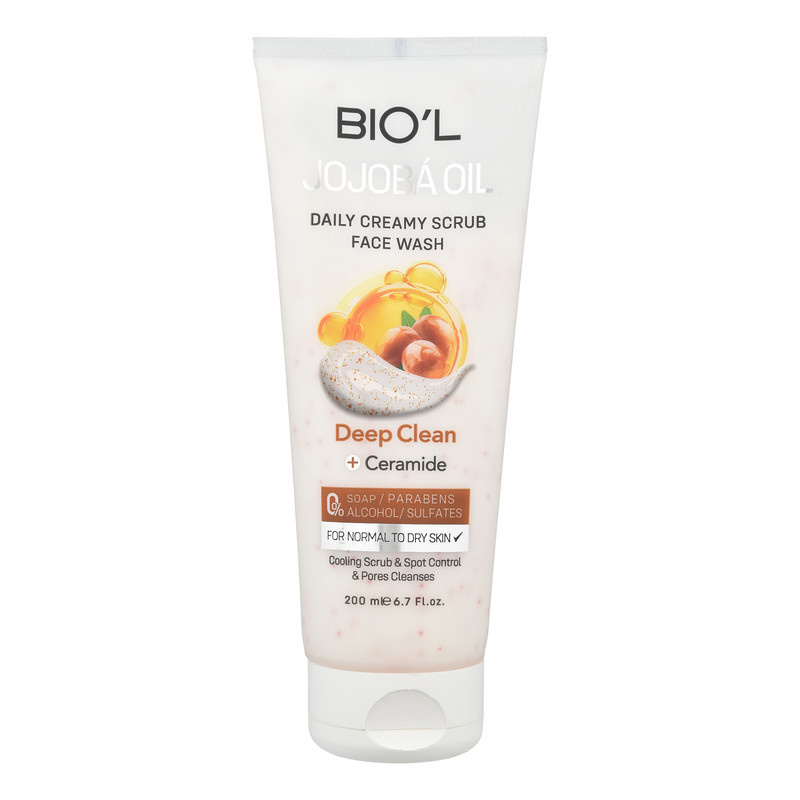 ژل شستوشوی صورت بیول مدل jojoba مناسب برای پوست خشک حجم 200 میلی لیتر ژل شستوشوی صورت بیول مدل jojoba مناسب برای پوست خشک حجم 200 میلی لیتر