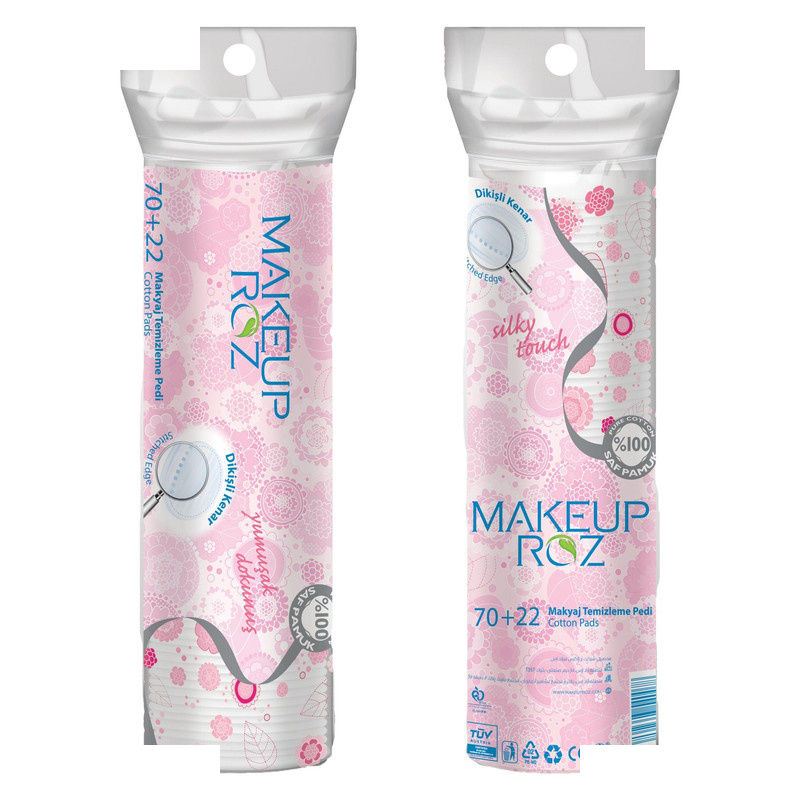 پد آرایش پاک کن میکاپ رز مدل soft بسته 92 عددی پد آرایش پاک کن میکاپ رز مدل soft بسته 92 عددی