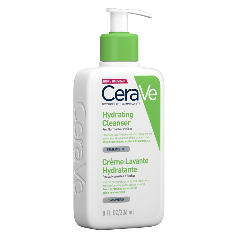 ژل شستشو صورت سراوی مدل Hydrating حجم 236 میلی لیتر ژل شستشو صورت سراوی مدل Hydrating حجم 236 میلی لیتر