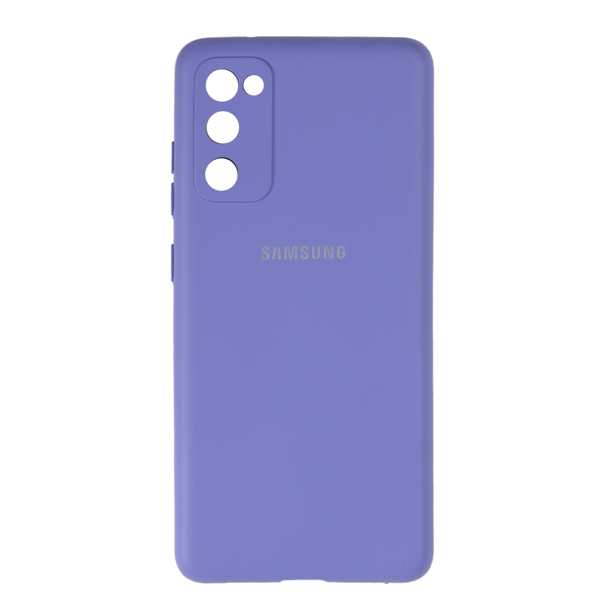  کاور سیلیکونی محافظ لنزدار مناسب برای گوشی موبایل سامسونگ Galaxy S20 FE-بنفش