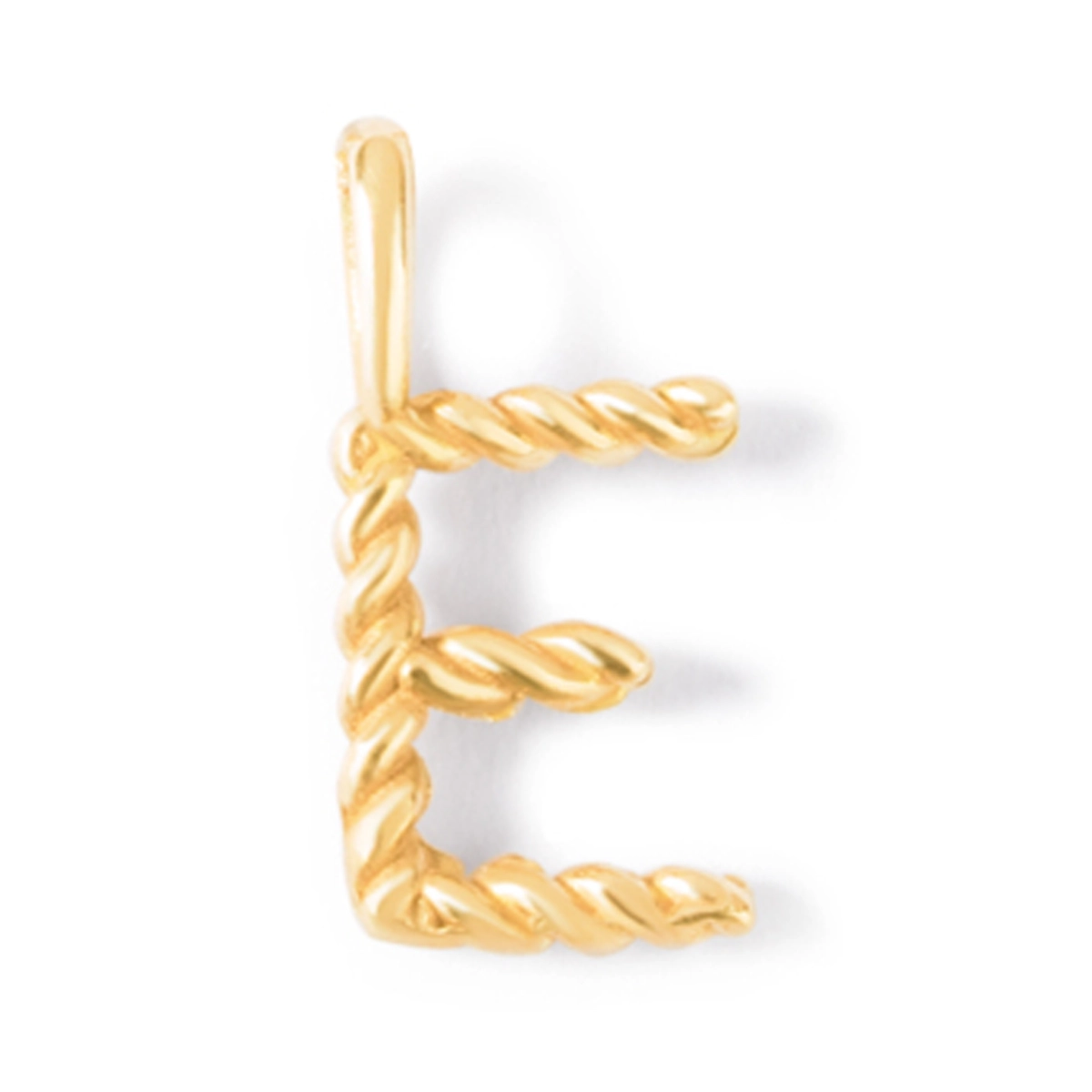 آویز طلا 18 عیار زنانه سور گالری مدل حرف E-0.50