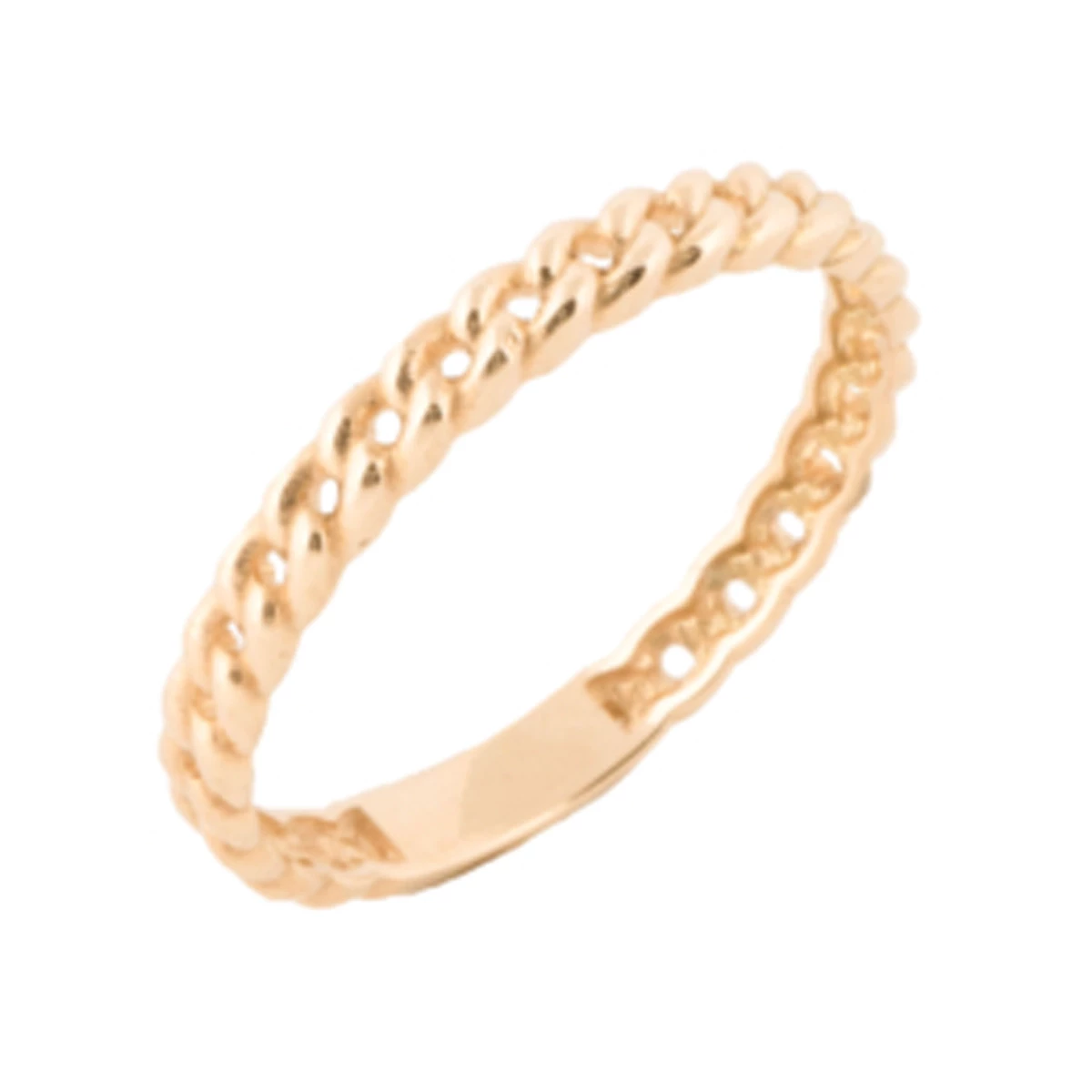 انگشتر طلا 18 عیار زنانه سور گالری مدل کارتیه ظریف سایز 55-1.44