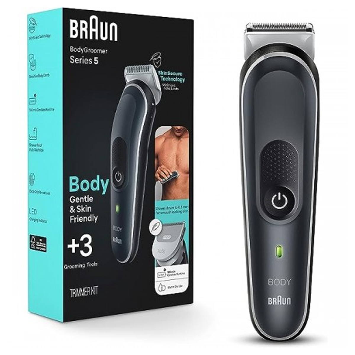 ماشین اصلاح بدن مردانه براون مدل BG5360-مشکی