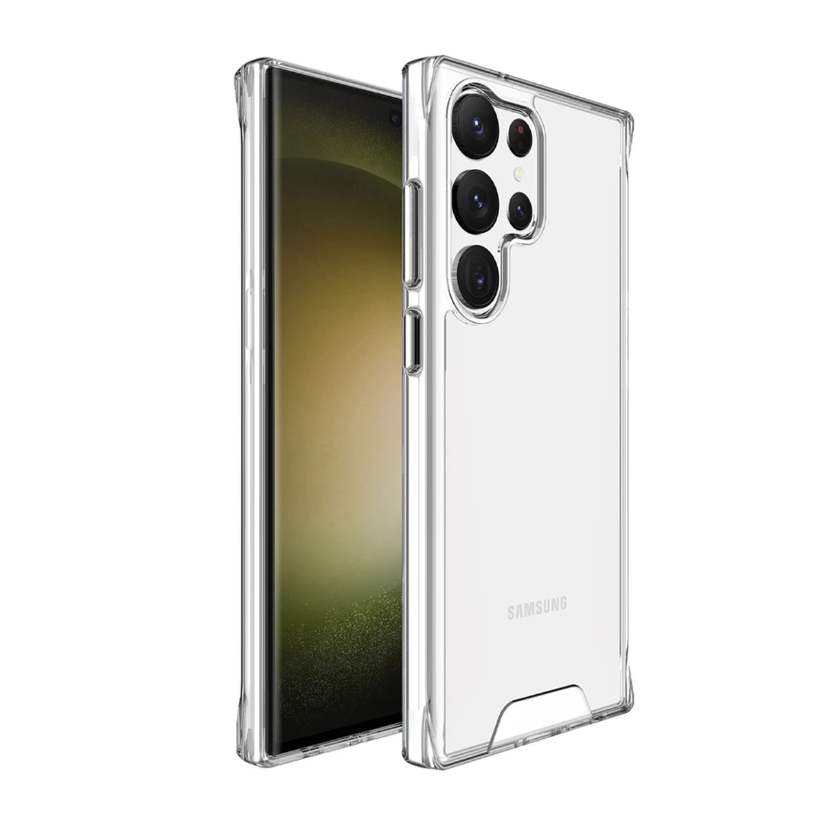 کاور گوشی سامسونگ Galaxy S23 Ultra اسپیس مدل ژله ای -بی رنگ شفاف کاور گوشی سامسونگ Galaxy S23 Ultra اسپیس مدل ژله ای -بی رنگ شفاف