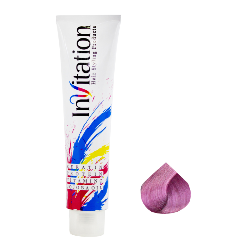 رنگ مو اینویتیشن شماره LV.8 حجم 120 میلی لیتر رنگ بنفش ارغوانی رنگ مو اینویتیشن شماره LV.8 حجم 120 میلی لیتر رنگ بنفش ارغوانی