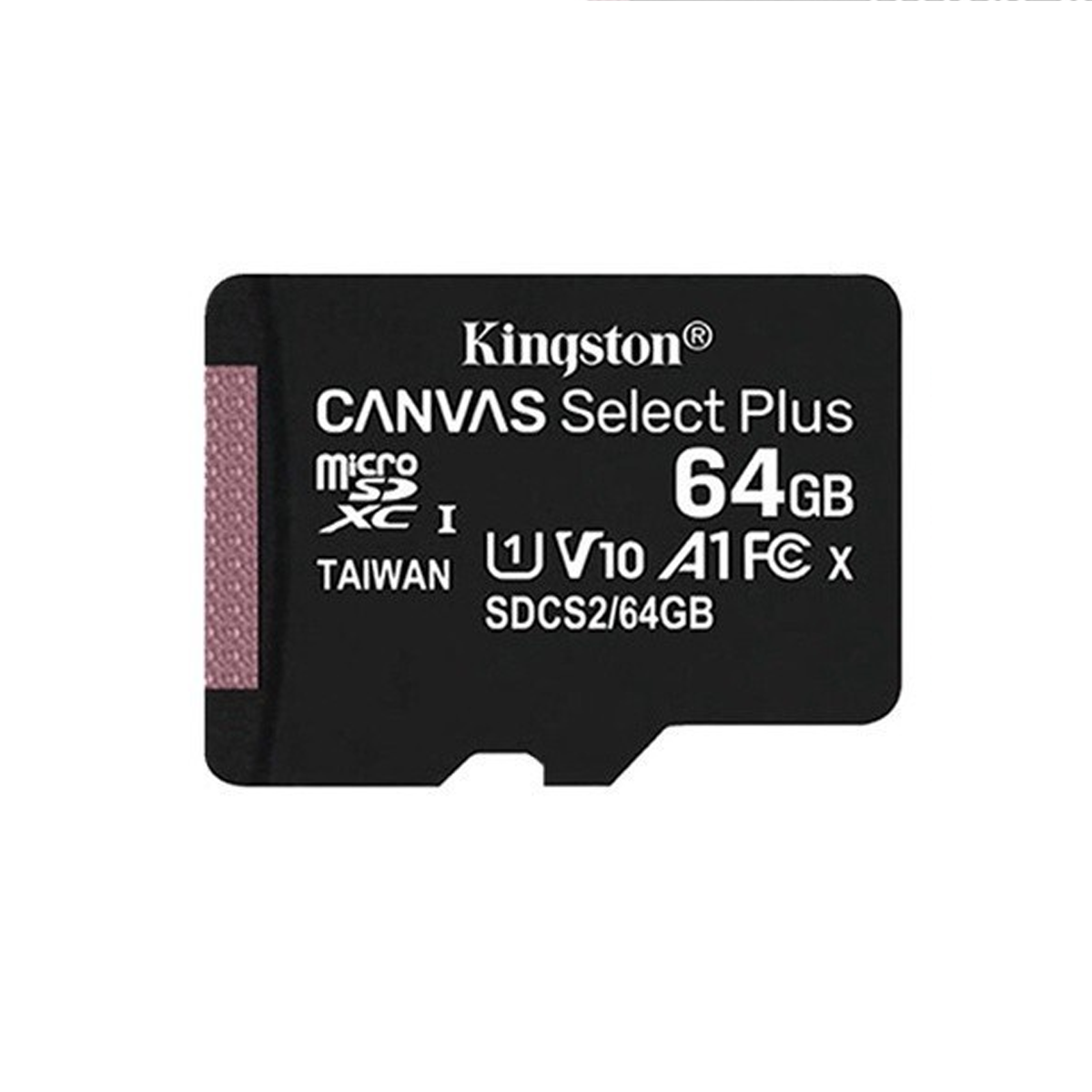 کارت حافظه microSDXC کینگستون مدل CANVAS کلاس 10 استاندارد UHS-I U1 سرعت 100MBps ظرفیت 64 گیگابایت