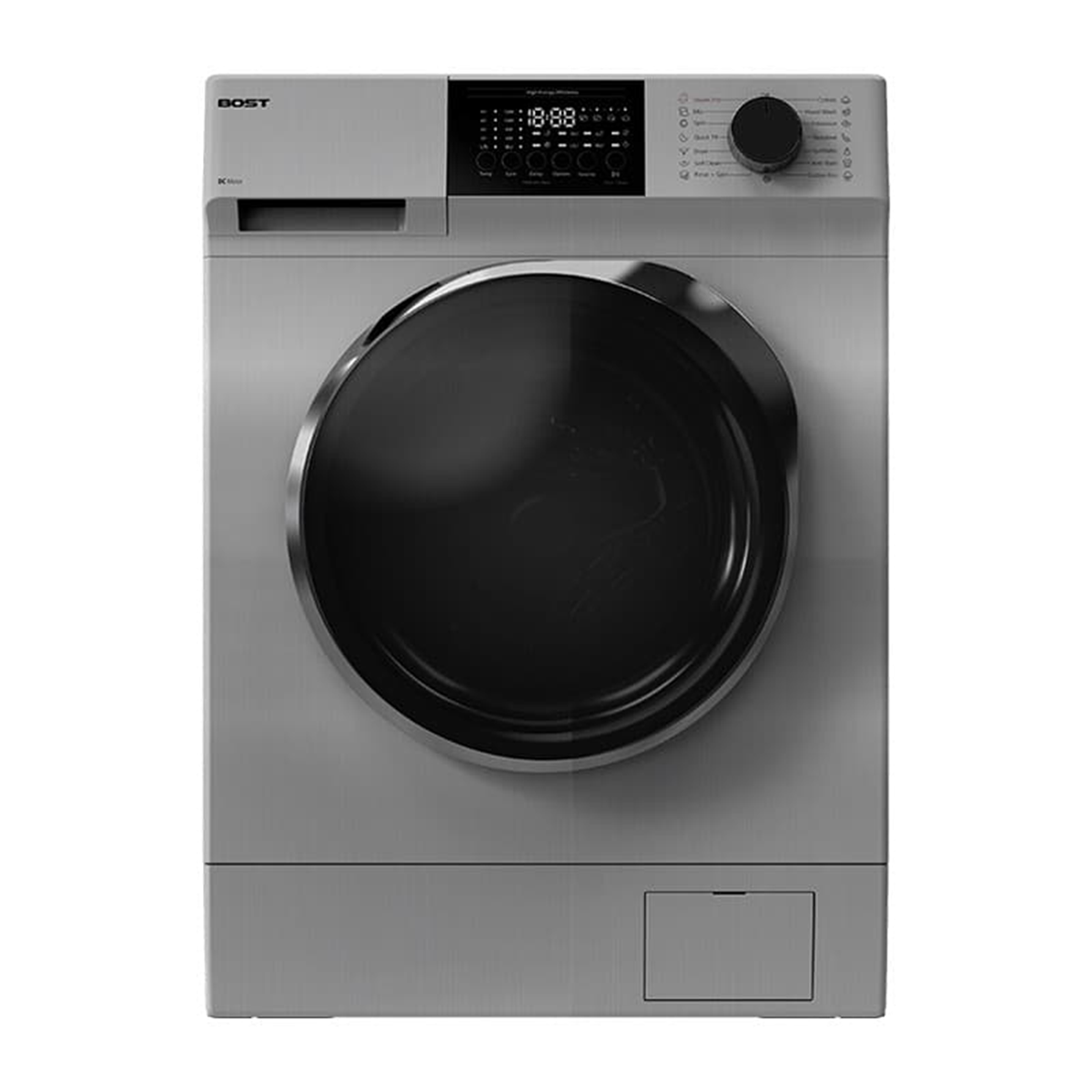 ماشین لباسشویی بست 8 کیلویی مدل BWD-8237-نقره‌ای