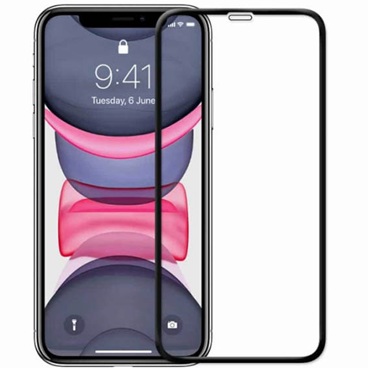 محافظ گلس تمام صفحه مناسب برای گوشی اپل iPhone 11 Pro Max-بی رنگ شفاف محافظ گلس تمام صفحه مناسب برای گوشی اپل iPhone 11 Pro Max-بی رنگ شفاف