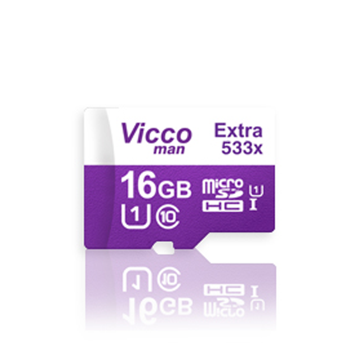 کارت حافظه microSDHC ویکومن مدل Extra 533x کلاس 10 استاندارد UHS-I U1 سرعت 80MBps ظرفیت 16 گیگابایت-بنفش کارت حافظه microSDHC ویکومن مدل Extra 533x کلاس 10 استاندارد UHS-I U1 سرعت 80MBps ظرفیت 16 گیگابایت-بنفش