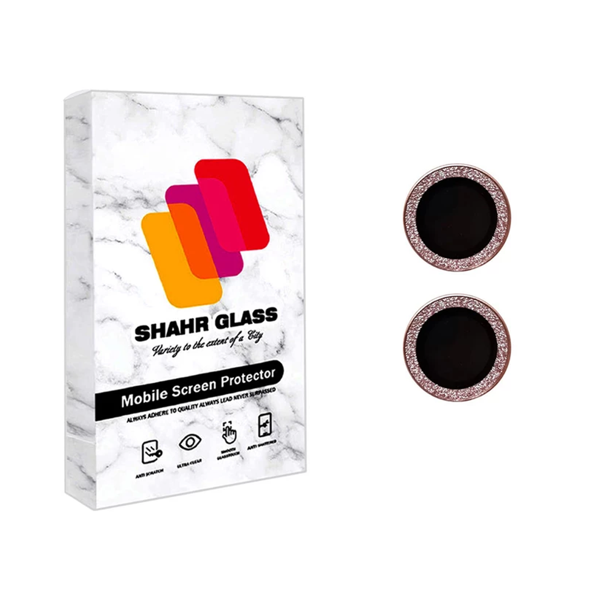 محافظ لنز دوربین گوشی اپل iPhone 14 شهر گلس مدل BRILIANTLSH