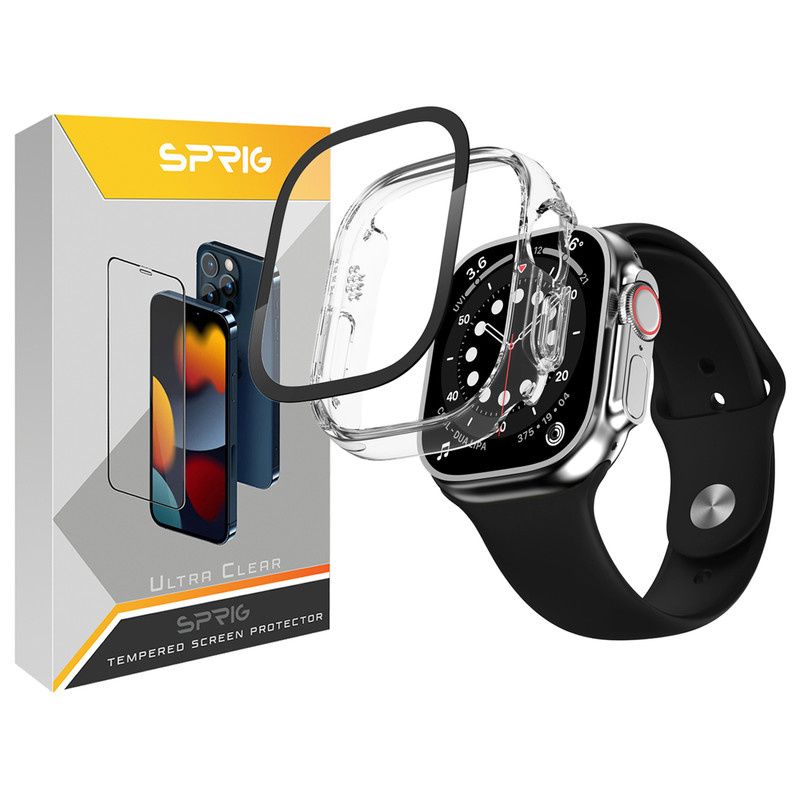 کاور اسپریگ مدل SPLUX مناسب برای اپل واچ Ultra 49 میلیمتری به همراه محافظ صفحه نمایش کاور اسپریگ مدل SPLUX مناسب برای اپل واچ Ultra 49 میلیمتری به همراه محافظ صفحه نمایش