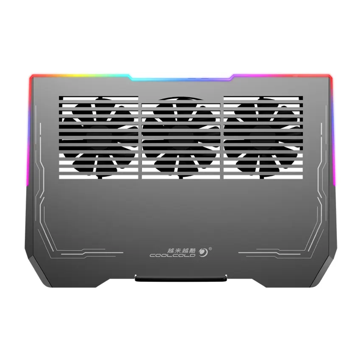 پایه خنک کننده لپ تاپ کول کلد مدل K42-خاکستری پایه خنک کننده لپ تاپ کول کلد مدل K42-خاکستری