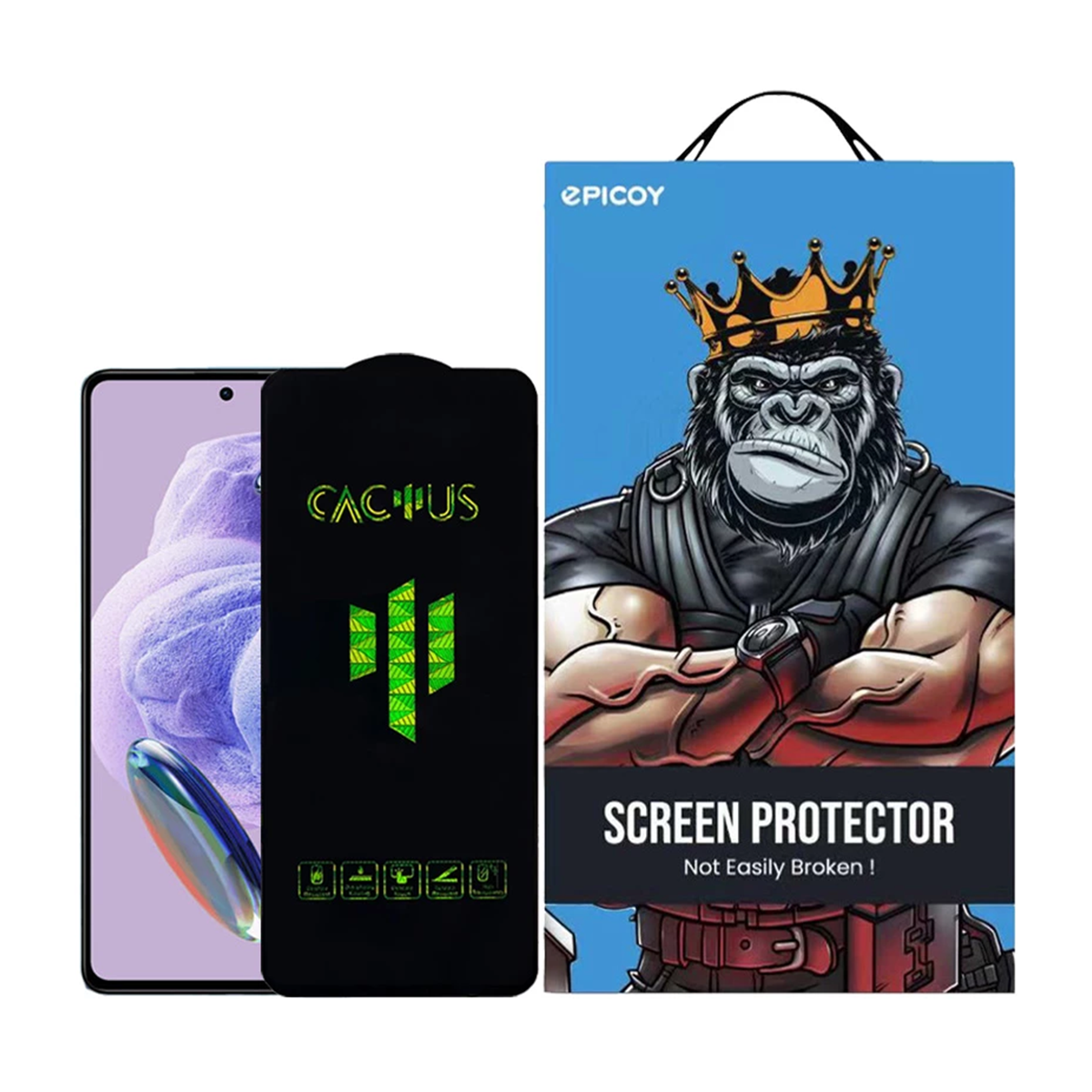 گلس گوشی شیائومی Redmi Note 10 4G اپیکوی مدل Cactus