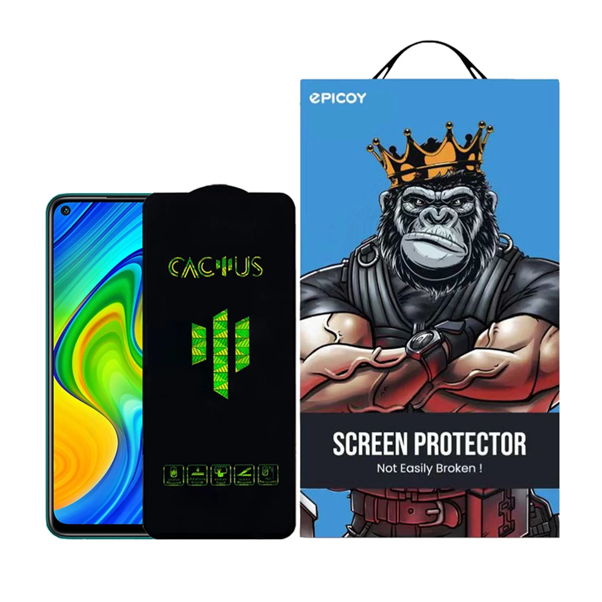گلس گوشی شیائومی Redmi note 9T اپیکوی مدل Cactus