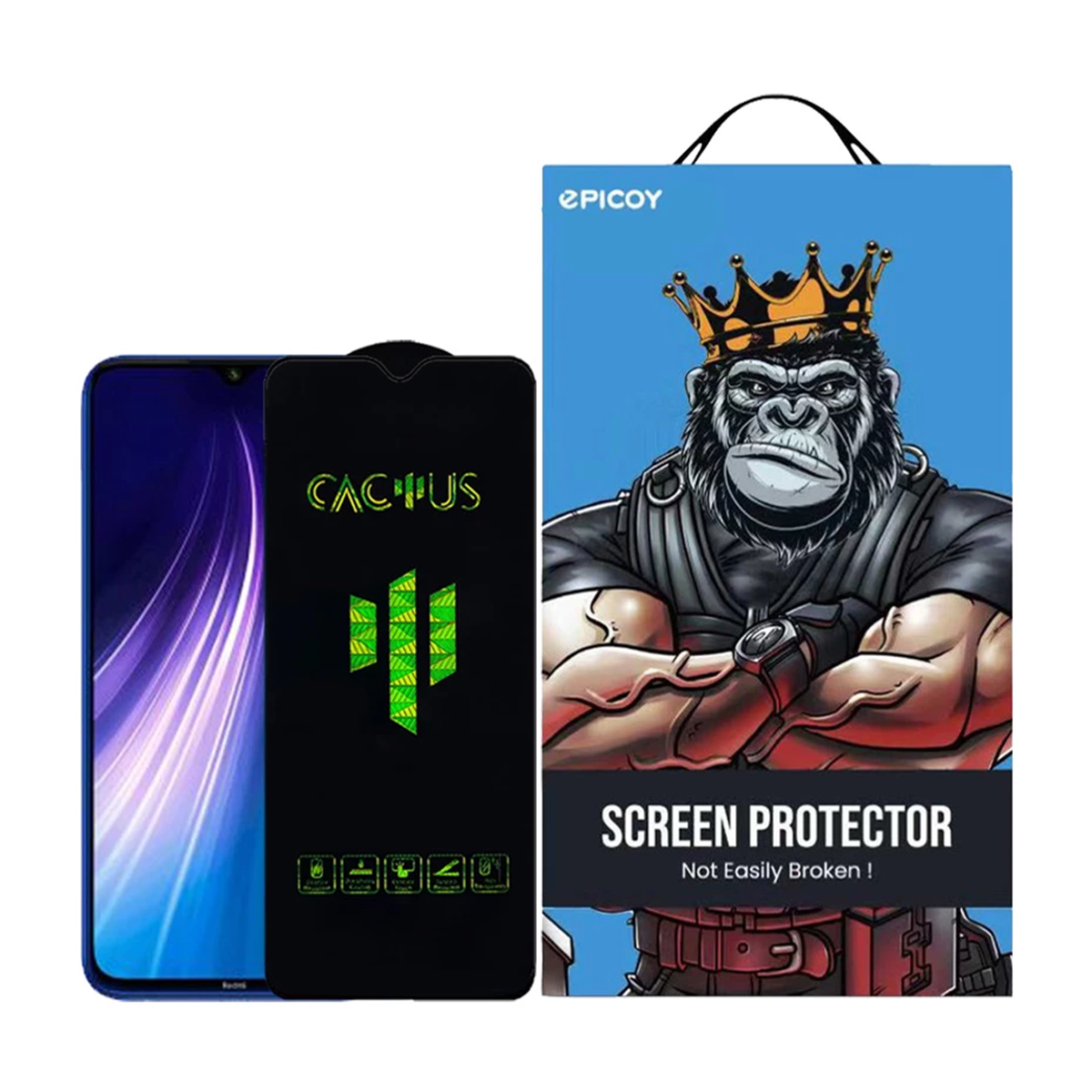 گلس گوشی شیائومی Redmi Note 8 اپیکوی مدل Cactus گلس گوشی شیائومی Redmi Note 8 اپیکوی مدل Cactus