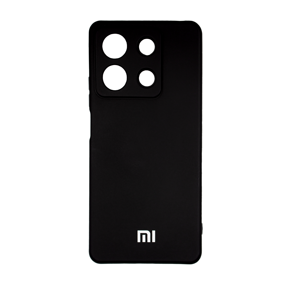 قاب گوشی شیائومی Redmi Note 13 4G مدل محافظ لنزدار سیلیکونی-مشکی