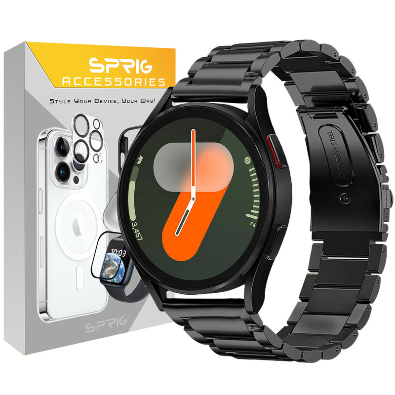 بند اسپریگ مدل 3bead مناسب برای ساعت هوشمند سامسونگ Galaxy Watch 4/5/6/7/FE size 40/43/44/46/47mm بند اسپریگ مدل 3bead مناسب برای ساعت هوشمند سامسونگ Galaxy Watch 4/5/6/7/FE size 40/43/44/46/47mm