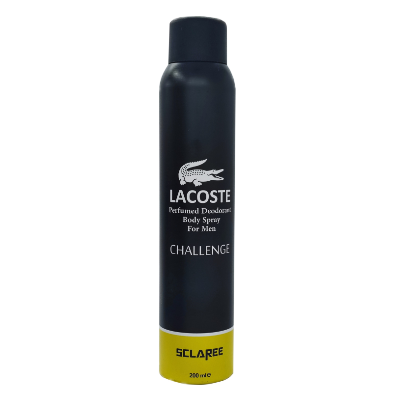 اسپری خوشبو کننده بدن مردانه اسکلاره مدل Lacoste challenge حجم 200 میلی لیتر اسپری خوشبو کننده بدن مردانه اسکلاره مدل Lacoste challenge حجم 200 میلی لیتر