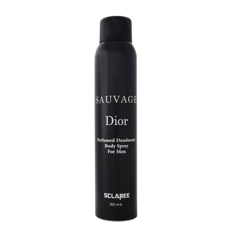 اسپری بدن مردانه اسکلاره مدل Sauvage Dior حجم 200 میلی لیتر اسپری بدن مردانه اسکلاره مدل Sauvage Dior حجم 200 میلی لیتر