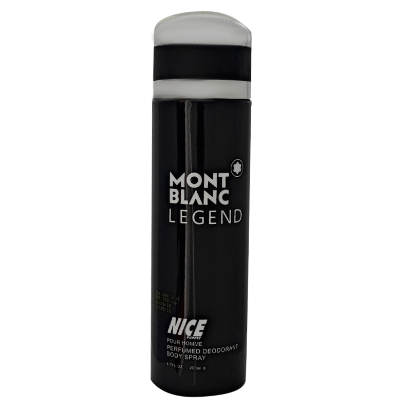اسپری بدن مردانه نایس پاپت مدل Mont Blanc Legend حجم 200 میلی لیتر اسپری بدن مردانه نایس پاپت مدل Mont Blanc Legend حجم 200 میلی لیتر