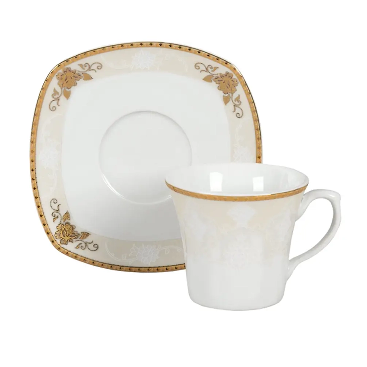 سرویس چای خوری ۶ نفره چینی پردیس مدل کاژین