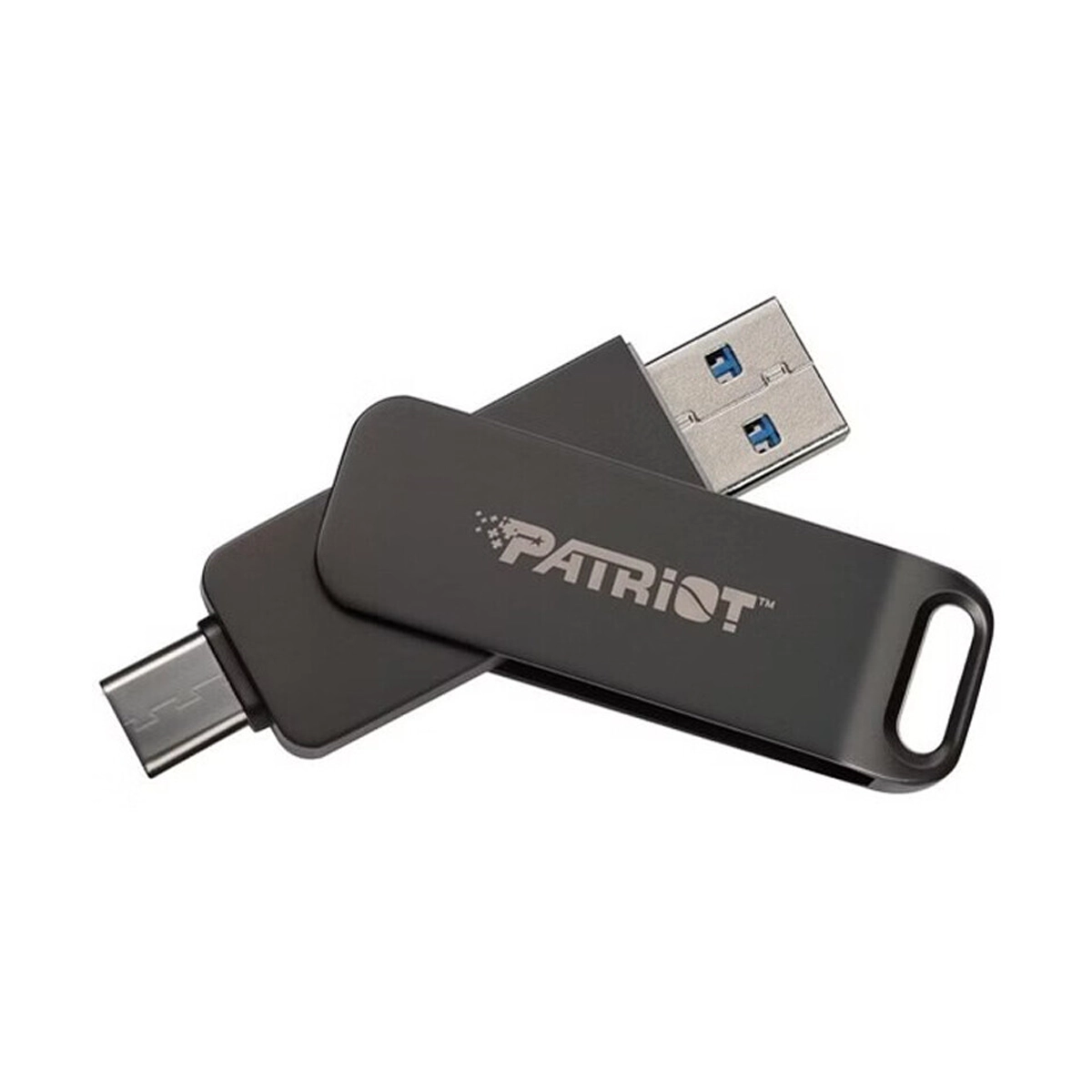 فلش مموری پتریوت مدل Rage R550 OTG Type-C USB3.2 ظرفیت 128 گیگابایت-مشکی