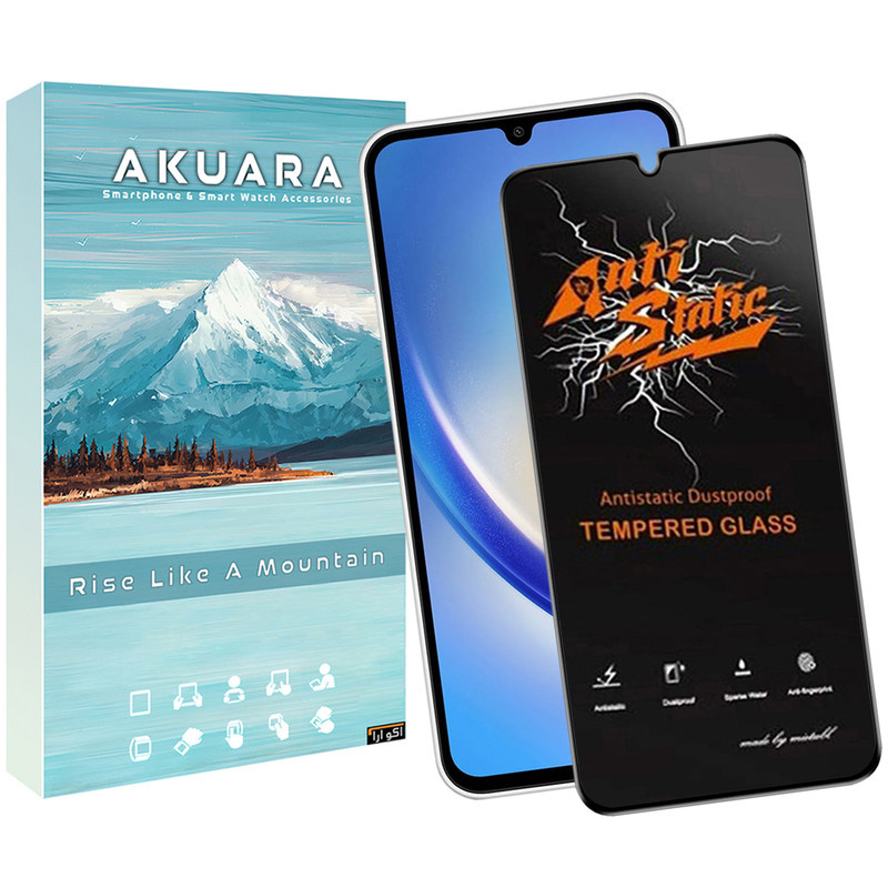 محافظ صفحه نمایش آنتی استاتیک آکوآرا مدل AKU as1 مناسب برای گوشی موبایل سامسونگ Galaxy A17 محافظ صفحه نمایش آنتی استاتیک آکوآرا مدل AKU as1 مناسب برای گوشی موبایل سامسونگ Galaxy A17