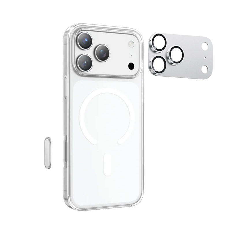 کاور آکوآرا مدل Magsafe CCB All-Round SL مناسب برای گوشی موبایل اپل iPhone 17 Pro Max به همراه محافظ لنز و محافظ دکمه کاور آکوآرا مدل Magsafe CCB All-Round SL مناسب برای گوشی موبایل اپل iPhone 17 Pro Max به همراه محافظ لنز و محافظ دکمه