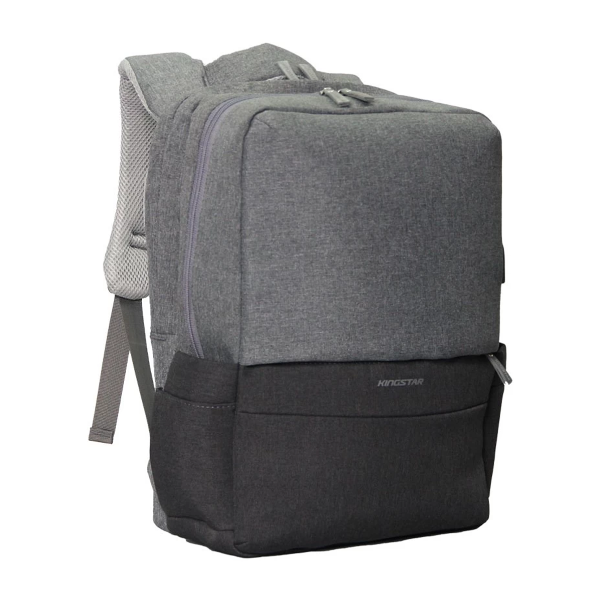 کوله لپ تاپ 15.6 اینچی کینگ استار مدل سیبن KBP1202-مشکی خاکستری کوله لپ تاپ 15.6 اینچی کینگ استار مدل سیبن KBP1202-مشکی خاکستری