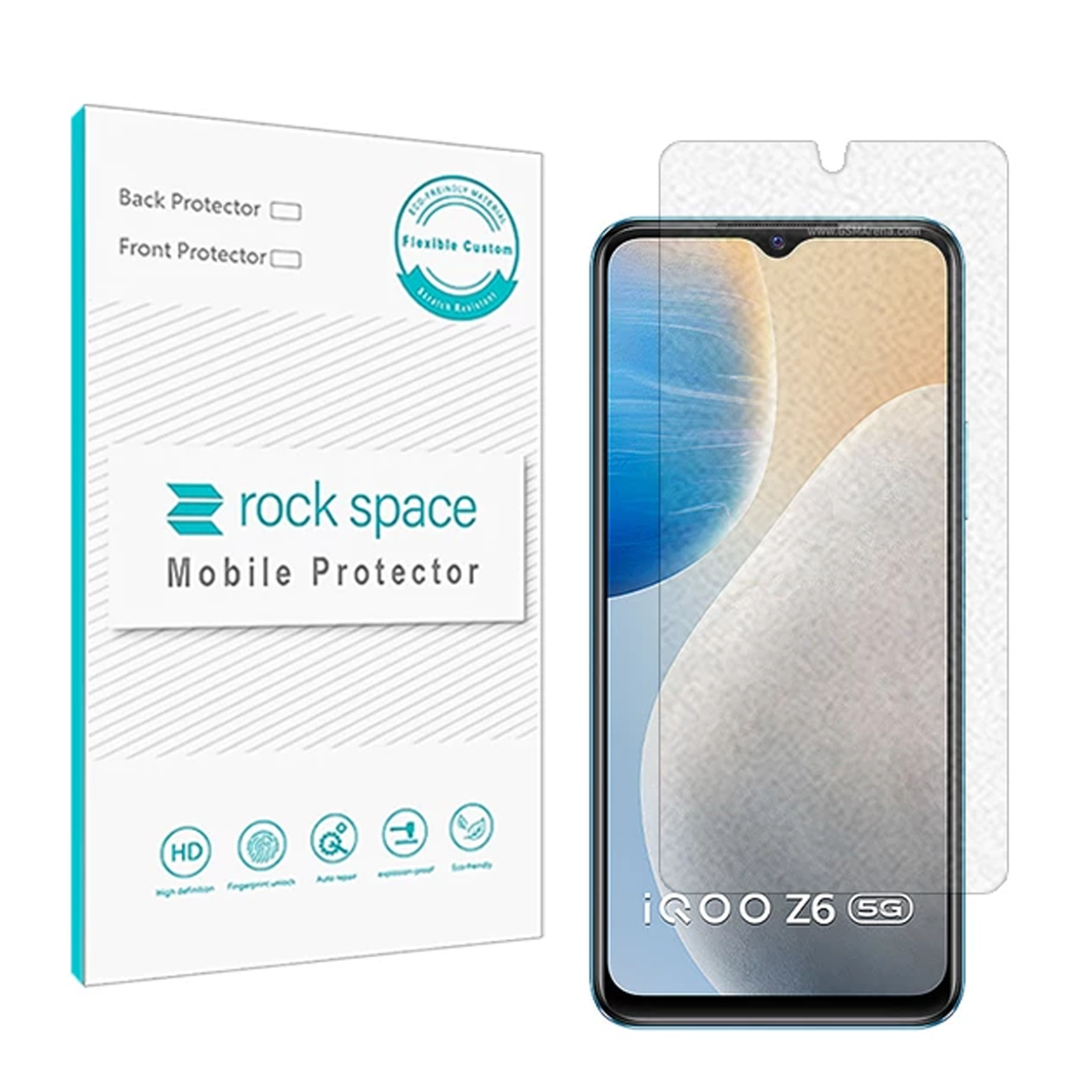 گلس مات گوشی ویوو iQOO Z6 راک اسپیس مدل MTT گلس مات گوشی ویوو iQOO Z6 راک اسپیس مدل MTT