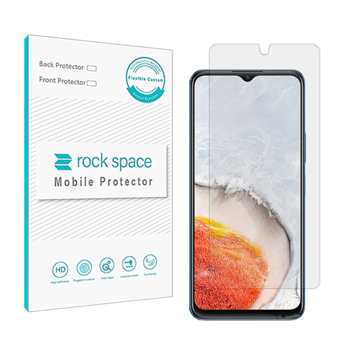 گلس گوشی ویوو iQOO U5e راک اسپیس مدل Hydrogel HGL گلس گوشی ویوو iQOO U5e راک اسپیس مدل Hydrogel HGL