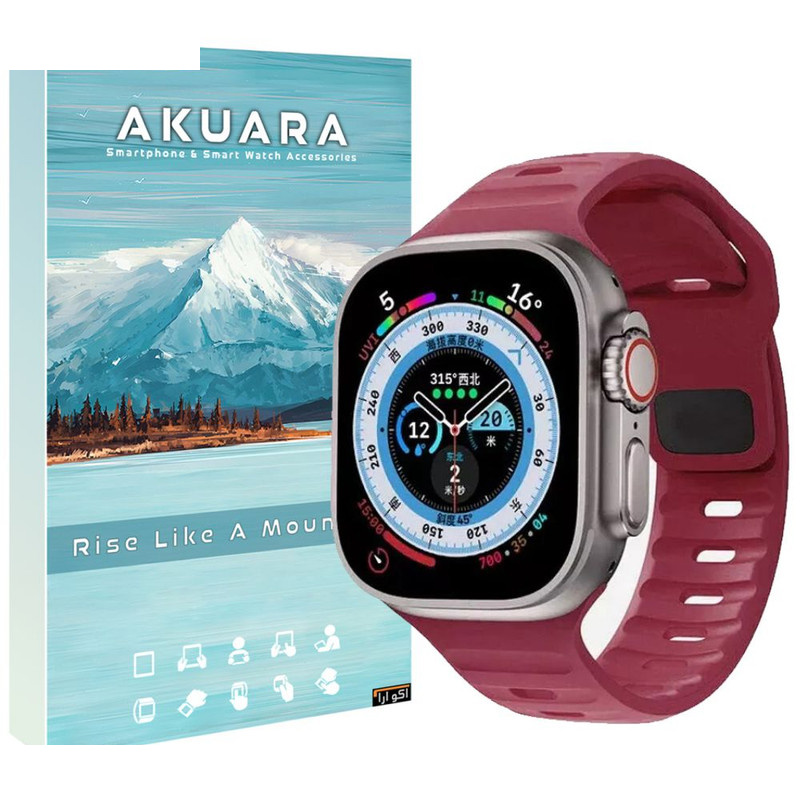 بند آکوآرا مدل SPG Sport مناسب برای ساعت هوشمند ویرفیت HK8 Pro max / HK9 Ultra 2 / T1000 ultra / T3000 ultra / T900 ultra بند آکوآرا مدل SPG Sport مناسب برای ساعت هوشمند ویرفیت HK8 Pro max / HK9 Ultra 2 / T1000 ultra / T3000 ultra / T900 ultra