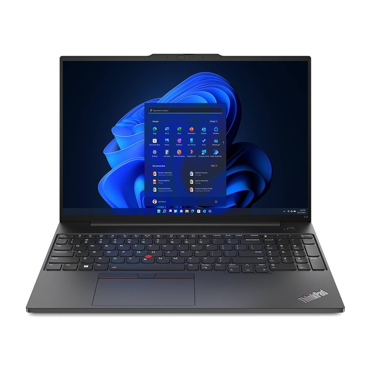 لپ تاپ لنوو 16 اینچی مدل ThinkPad E16 i7 1355U 40GB 1TB MX550