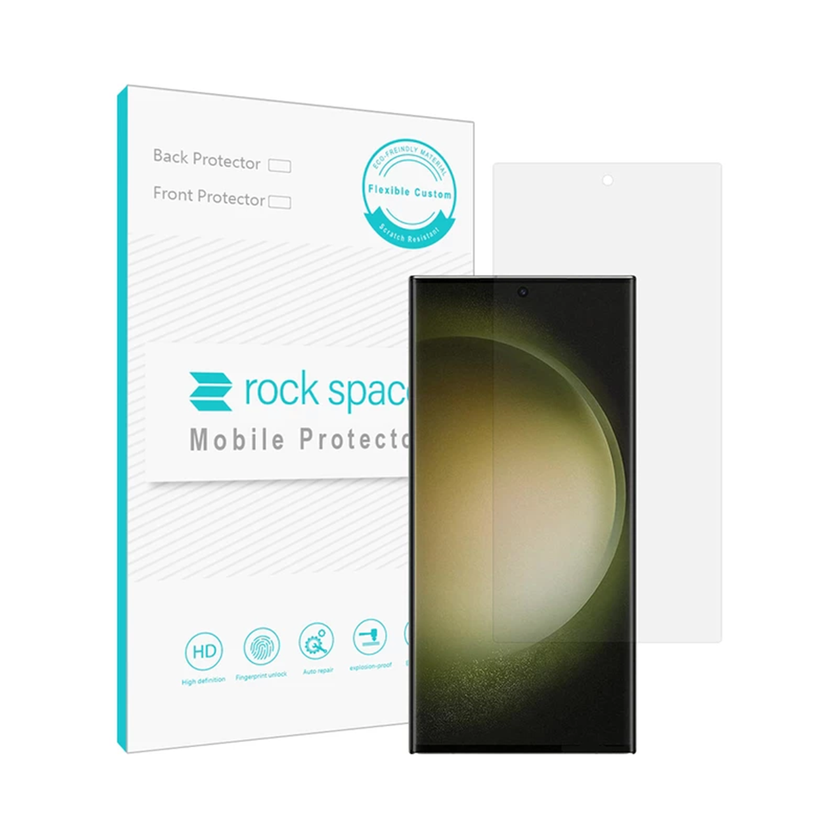 گلس گوشی سامسونگ Galaxy S23 Ultra راک اسپیس مدل Hydrogel 180H-01Y گلس گوشی سامسونگ Galaxy S23 Ultra راک اسپیس مدل Hydrogel 180H-01Y