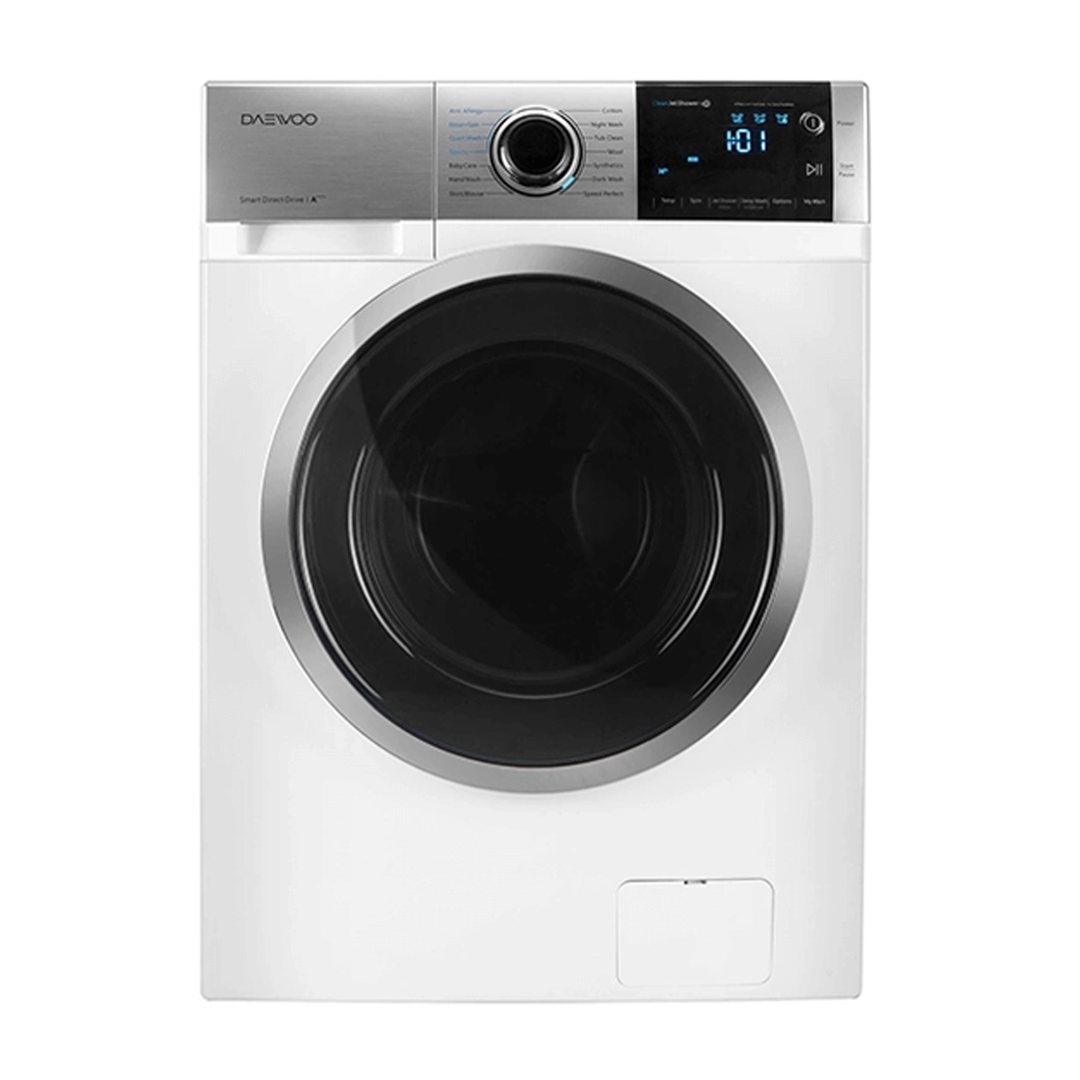 ماشین لباسشویی دوو 8 کیلویی سری ذن پرو مدل DWK-ZP870-سفید نقره ای ماشین لباسشویی دوو 8 کیلویی سری ذن پرو مدل DWK-ZP870-سفید نقره ای