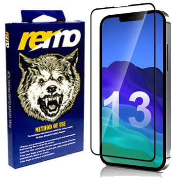 محافظ شیشهای (گلس) فول مارک remo گوشی آیفون 13 پرو مکس محافظ شیشهای (گلس) فول مارک remo گوشی آیفون 13 پرو مکس
