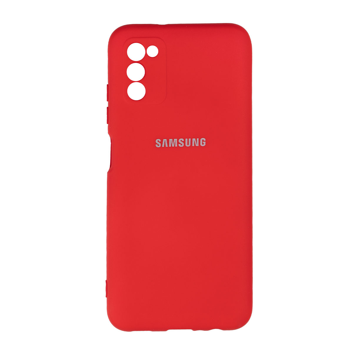 کاور سیلیکونی مناسب برای گوشی سامسونگ Galaxy A03S-قرمز کاور سیلیکونی مناسب برای گوشی سامسونگ Galaxy A03S-قرمز