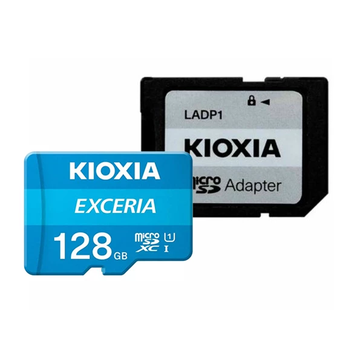 کارت حافظه microSDXC کیوکسیا مدل EXCERIA کلاس 10 استاندارد UHS-I U1 سرعت 100MBps ظرفیت 128 گیگابایت به همراه آداپتور SD-آبی کارت حافظه microSDXC کیوکسیا مدل EXCERIA کلاس 10 استاندارد UHS-I U1 سرعت 100MBps ظرفیت 128 گیگابایت به همراه آداپتور SD-آبی