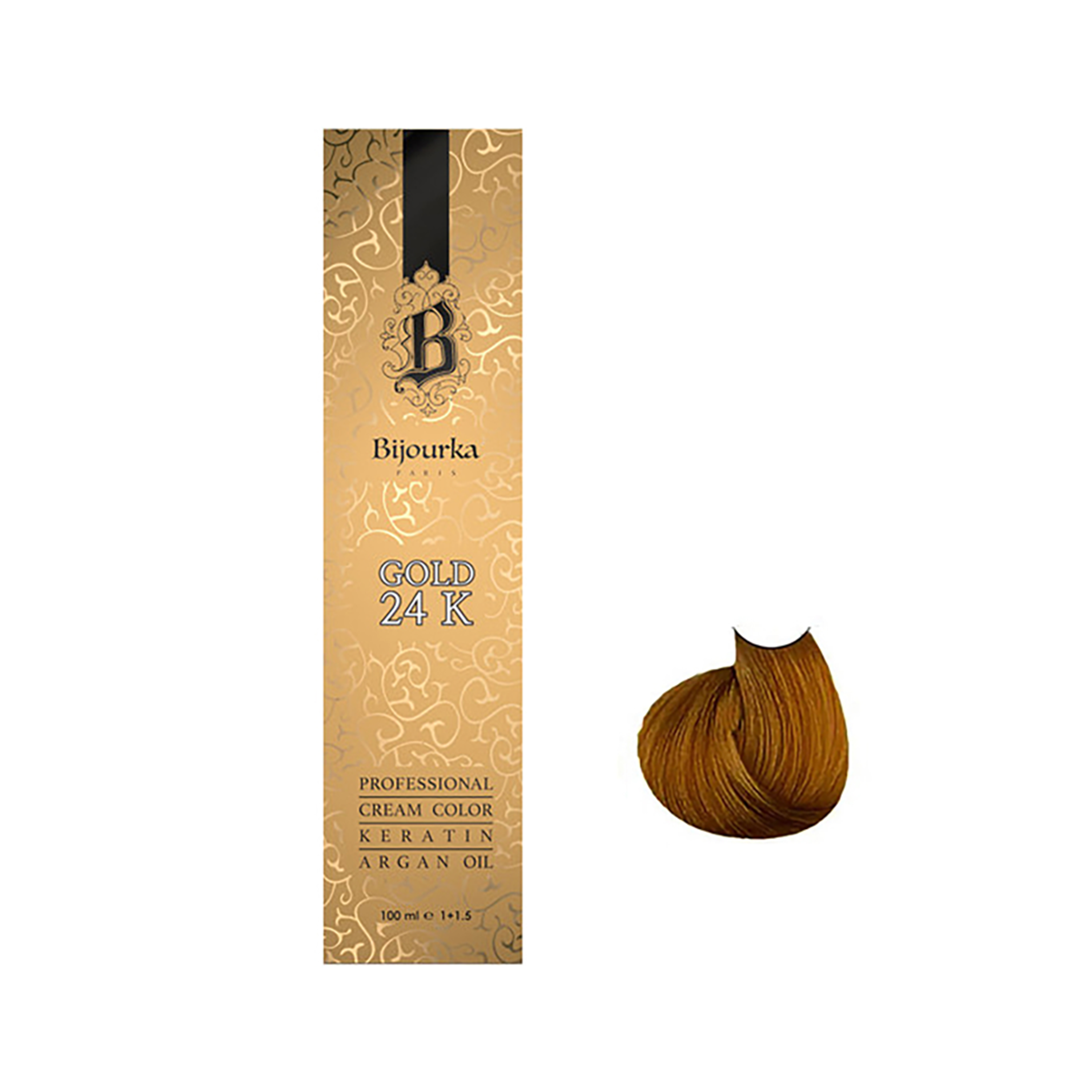 رنگ مو بیجورکا شماره 6-5 حجم 100 میلی لیتر رنگ طلایی تیره رنگ مو بیجورکا شماره 6-5 حجم 100 میلی لیتر رنگ طلایی تیره