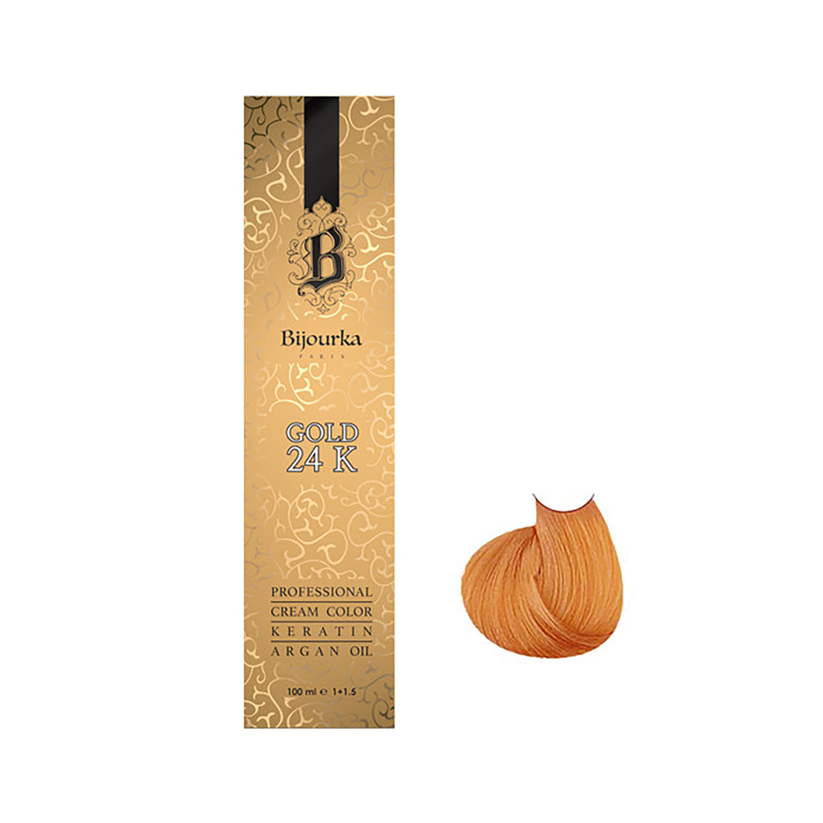 رنگ مو بیجورکا شماره BI2 حجم 100 میلی لیتر رنگ غروب آفتاب