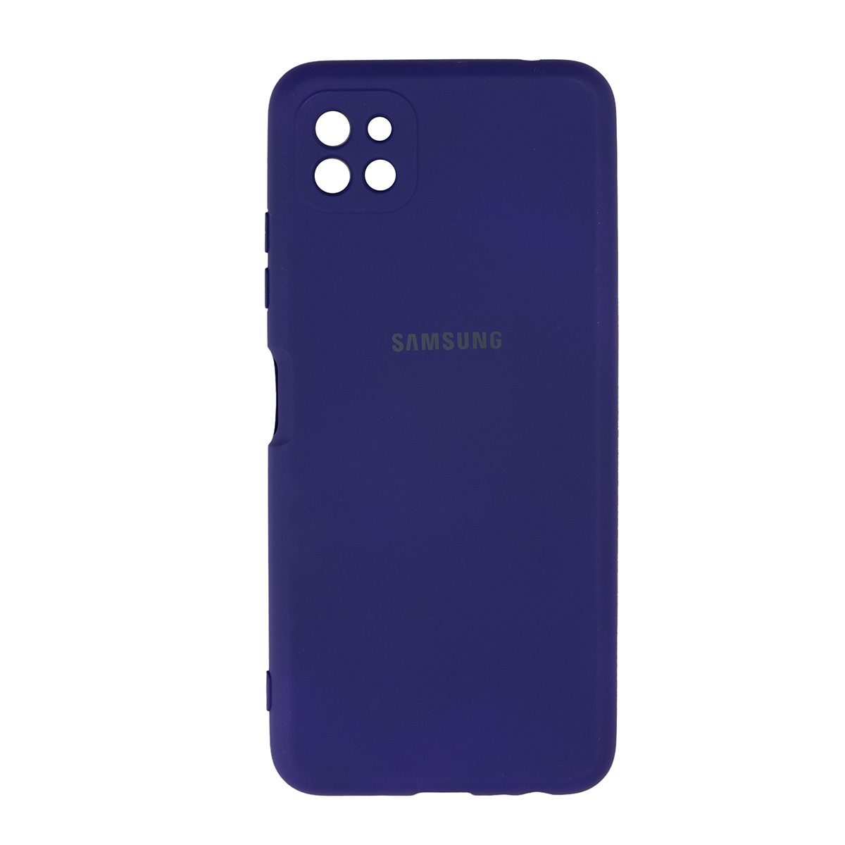 کاور سیلیکونی محافظ لنزدار مناسب برای گوشی سامسونگ Galaxy A22 5G-سرمه‌ای
