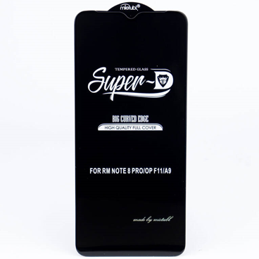 محافظ صفحه نمایش(گلس) Super D گوشی موبایل شیائومی Redmi Note 8 Pro-مشکی محافظ صفحه نمایش(گلس) Super D گوشی موبایل شیائومی Redmi Note 8 Pro-مشکی